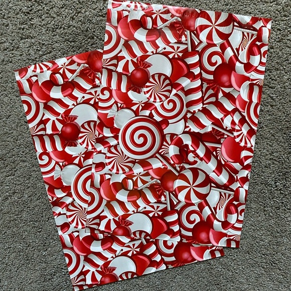 20 Candy cane and mint 10x13 poly mailers - Picture 1 of 1